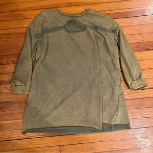 SHEIN Long Sleeve Cutout Tee Shirt Mini Dress Size 4X